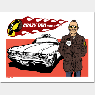Crazy Taxi Driver Posters and Art